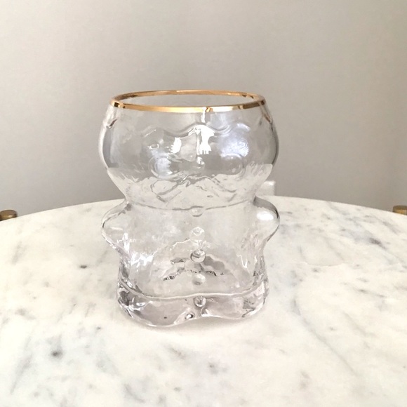 Anthropologie North Pole Gingerbread Man Juice Glass New In Box RARE - Picture 5 of 7